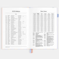 2026 A5 Academic Vertical Planner | Powder Stripe