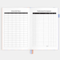 2026 A5 Academic Vertical Planner | Powder Stripe