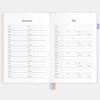 2026 A5 Academic Vertical Planner | Powder Stripe