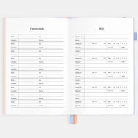 2026 A5 Academic Vertical Planner | Powder Stripe