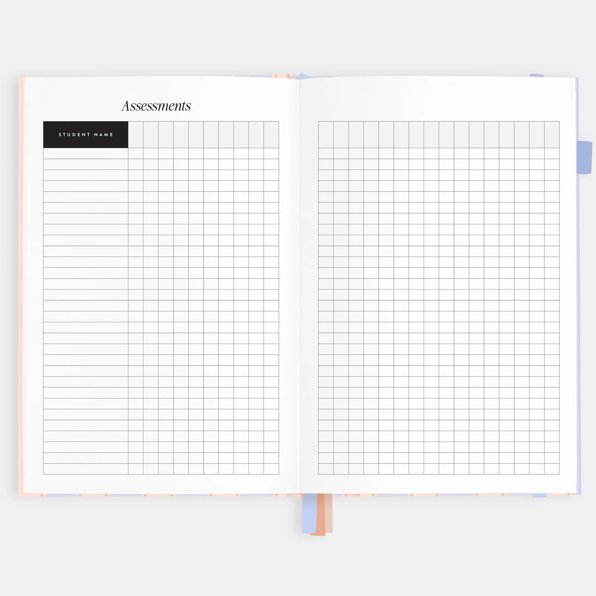 2026 A5 Academic Vertical Planner | Powder Stripe