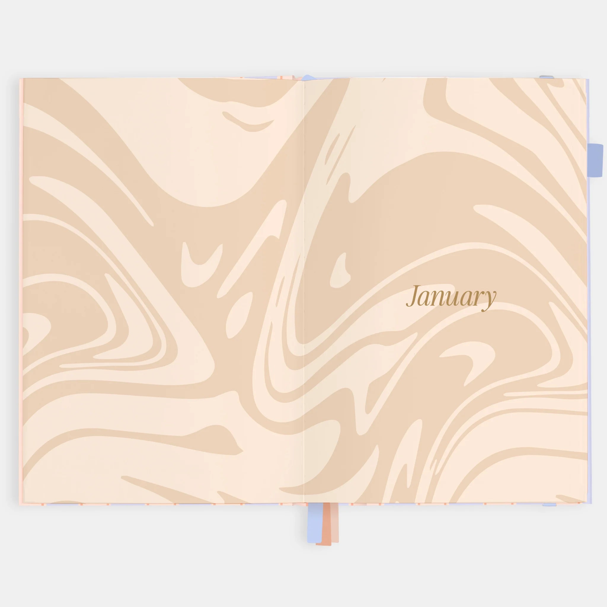 2026 A5 Academic Vertical Planner | Powder Stripe
