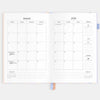 2026 A5 Academic Vertical Planner | Powder Stripe
