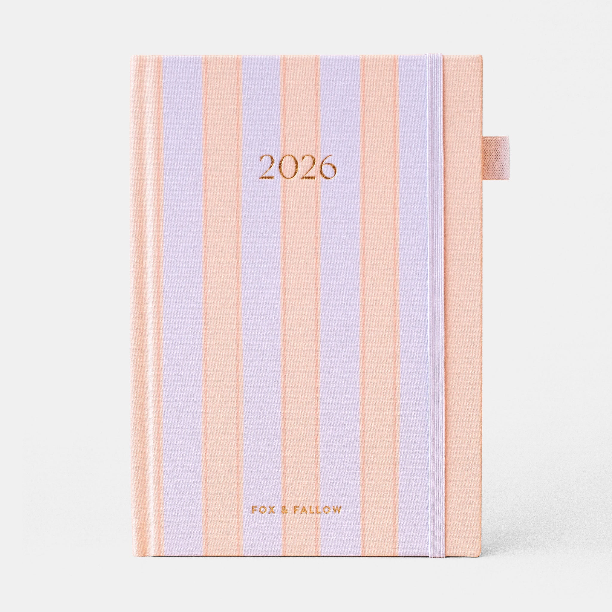 2026 A5 Academic Vertical Planner | Powder Stripe