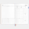 2026 A5 Academic Vertical Planner | Powder Stripe
