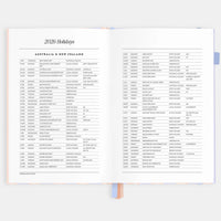 2026 A5 Academic Vertical Planner | Powder Stripe