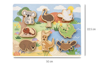Bush Buddies Australian Animals Wooden Chunky Puzzle