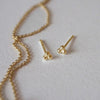 Trinity Ball Studs | 18 KT Yellow Gold