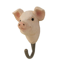 Hand Carved Pig Hook