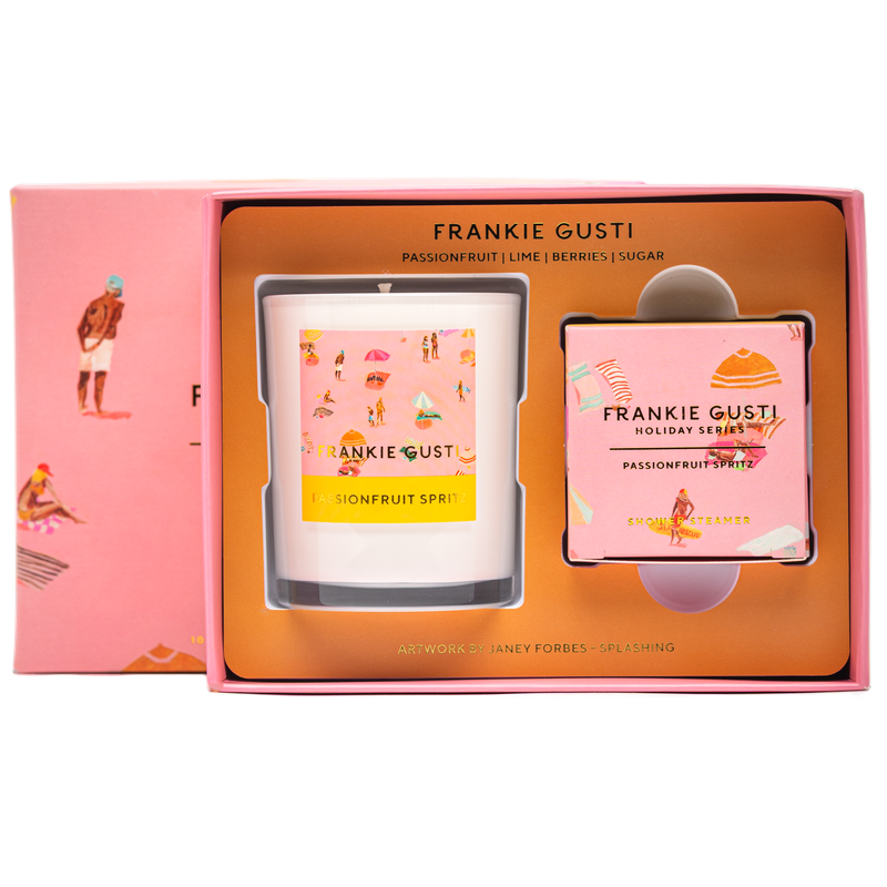 Holiday Series Candle + Steamer Duo | Passionfruit Spritz | Janey Forbes