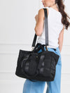 Quilted Voyager Bag | Black