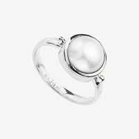 Garland Silver Pearl Ring