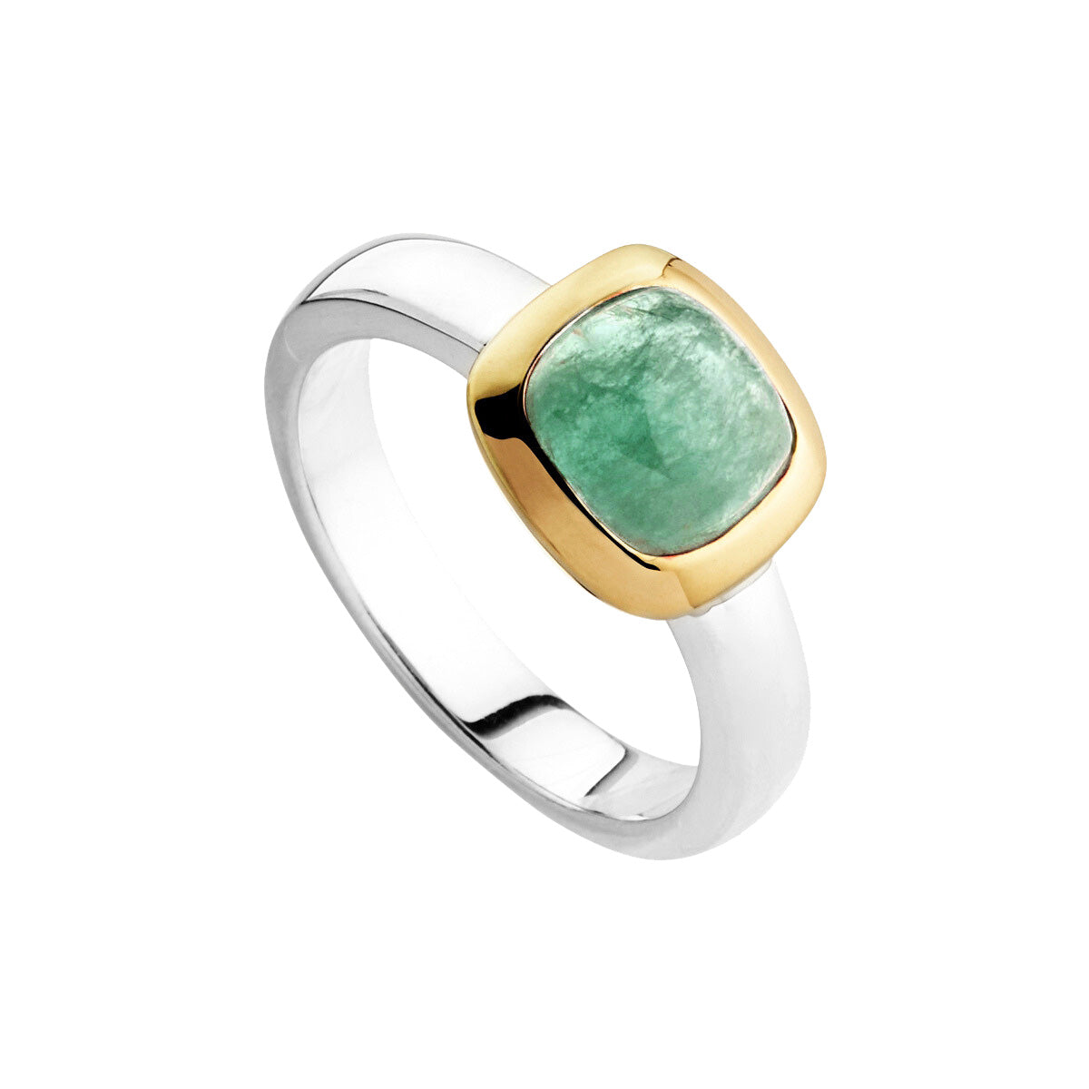 Aura Green Aventurine Ring