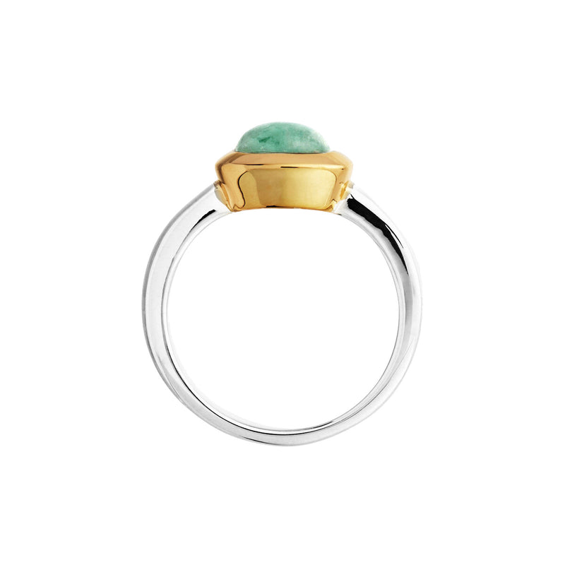 Aura Green Aventurine Ring