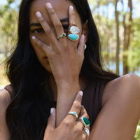 Emergence Moonstone Silver Ring