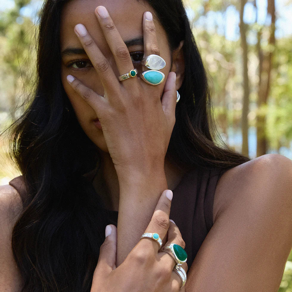 Emergence Moonstone Silver Ring