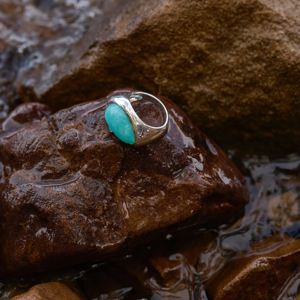 Emergence Amazonite Silver Ring