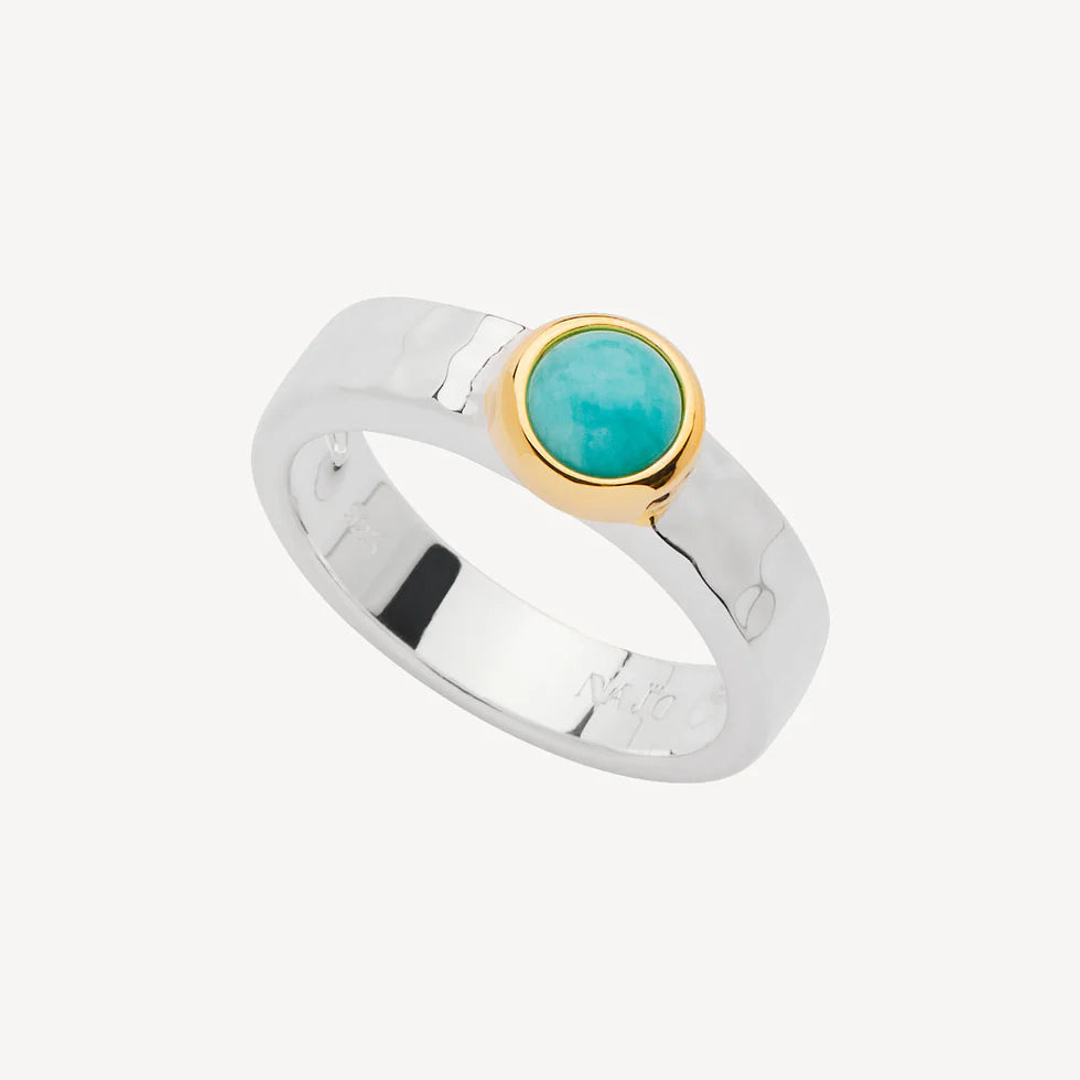 Solace 2-Tone Amazonite Ring