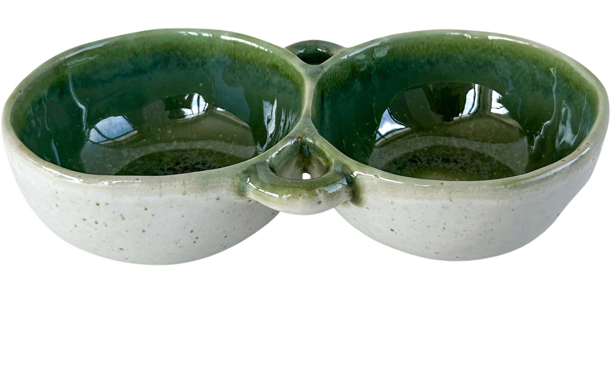 Ceramic 2 Snacker | Olive