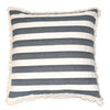 Bold Stripe Cushion | Dark Slate