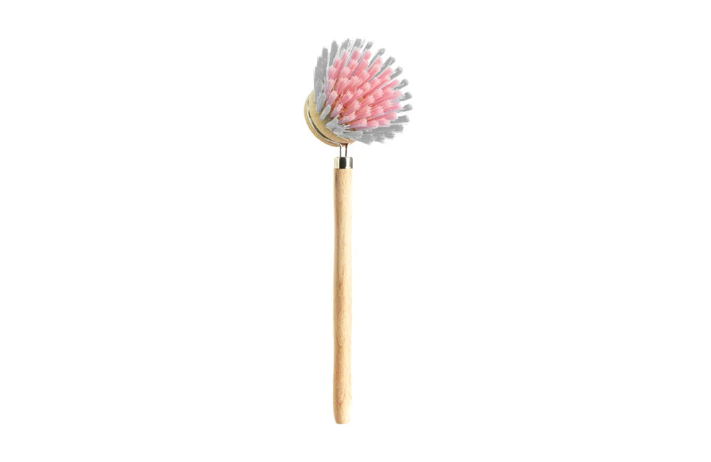 Retro-Inspired Timber Dish Brushes