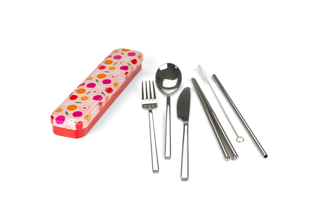 Carry Your Cutlery Tin Set | Assorted Designs