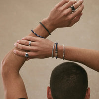 Elemental Men’s Cord Identity Bracelet | Navy