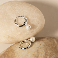Heavenly Pearl Earring | Sterling Silver
