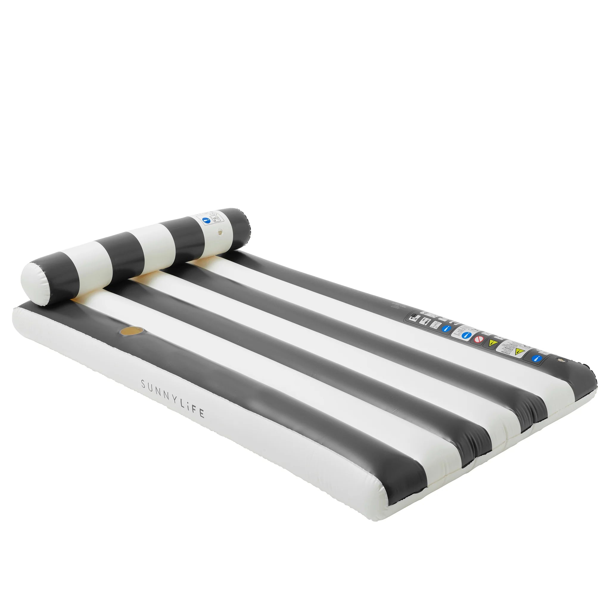 Luxe Lilo | Steel Black Stripe
