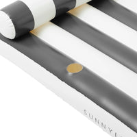 Luxe Lilo | Steel Black Stripe