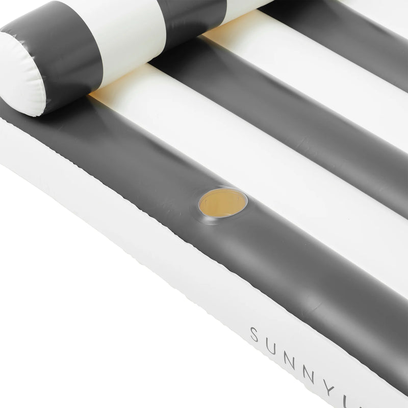 Luxe Lilo | Steel Black Stripe