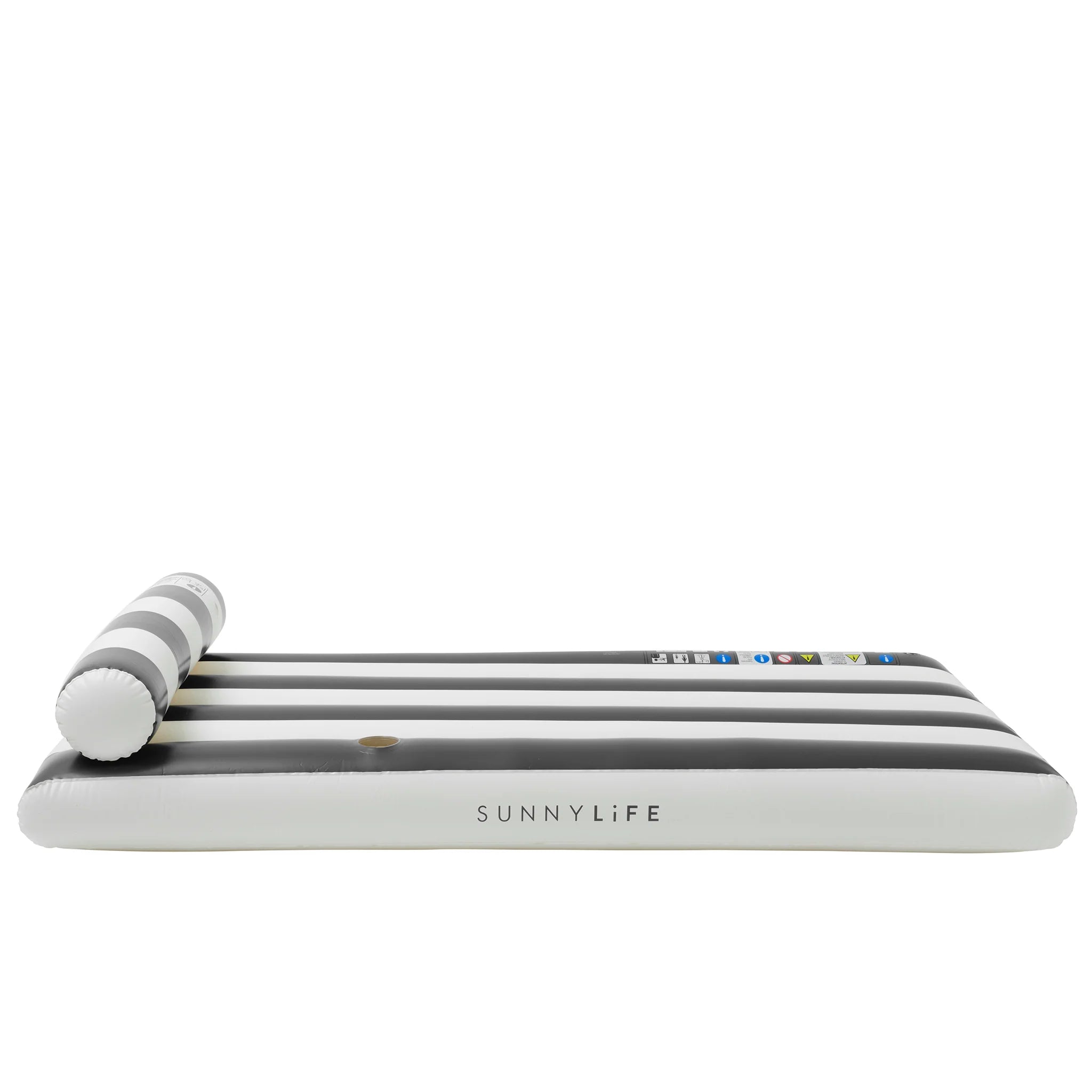 Luxe Lilo | Steel Black Stripe