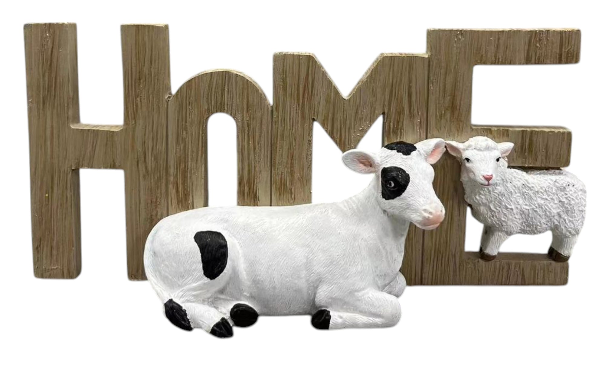 No Place Like Moo Timber Sign