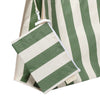 Carryall Beach Bag | The Vacay Olive Stripe