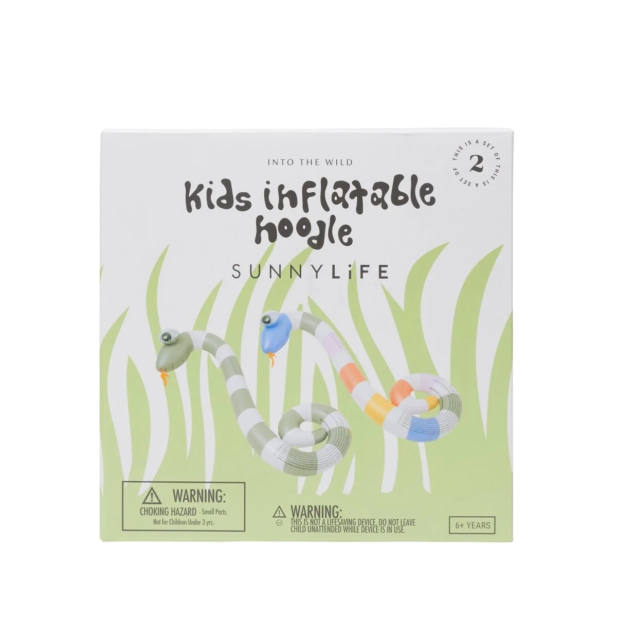 Kids Inflatable Noodle Into the Wild Multi Set of 2