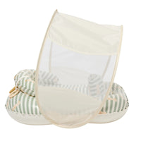 Interactive Baby Float | Duck Sage Stripe