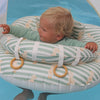 Interactive Baby Float | Duck Sage Stripe