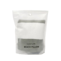 Inflatable Beach Pillow | The Vacay Olive Stripe