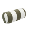 Inflatable Beach Pillow | The Vacay Olive Stripe