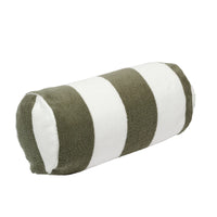 Inflatable Beach Pillow | The Vacay Olive Stripe