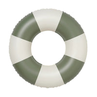 Mini Tube Pool Ring | Olive Stripe