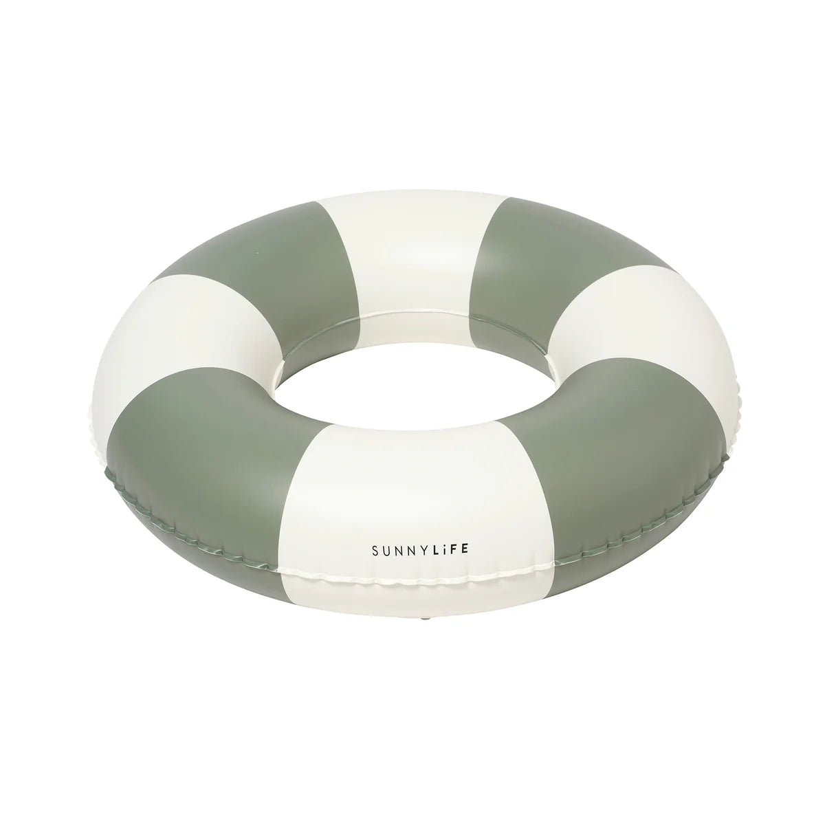 Mini Tube Pool Ring | Olive Stripe