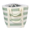 Light Cooler Tote | La Palma Sage Stripe