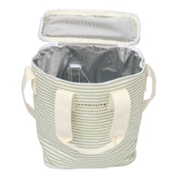 Light Cooler Drinks Bag | Sea Sage Stripe