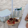 Light Cooler Drinks Bag | Sea Sage Stripe
