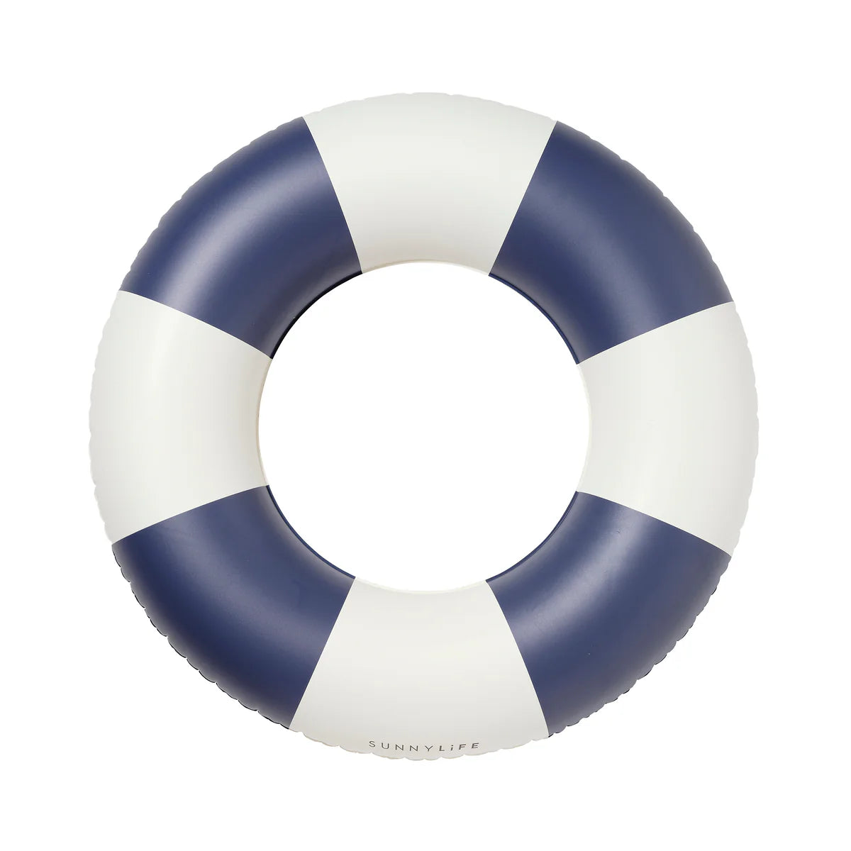Slim Tube Pool Ring | Navy Stripe