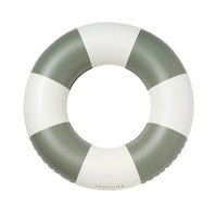 Slim Tube Pool Ring | Olive Stripe