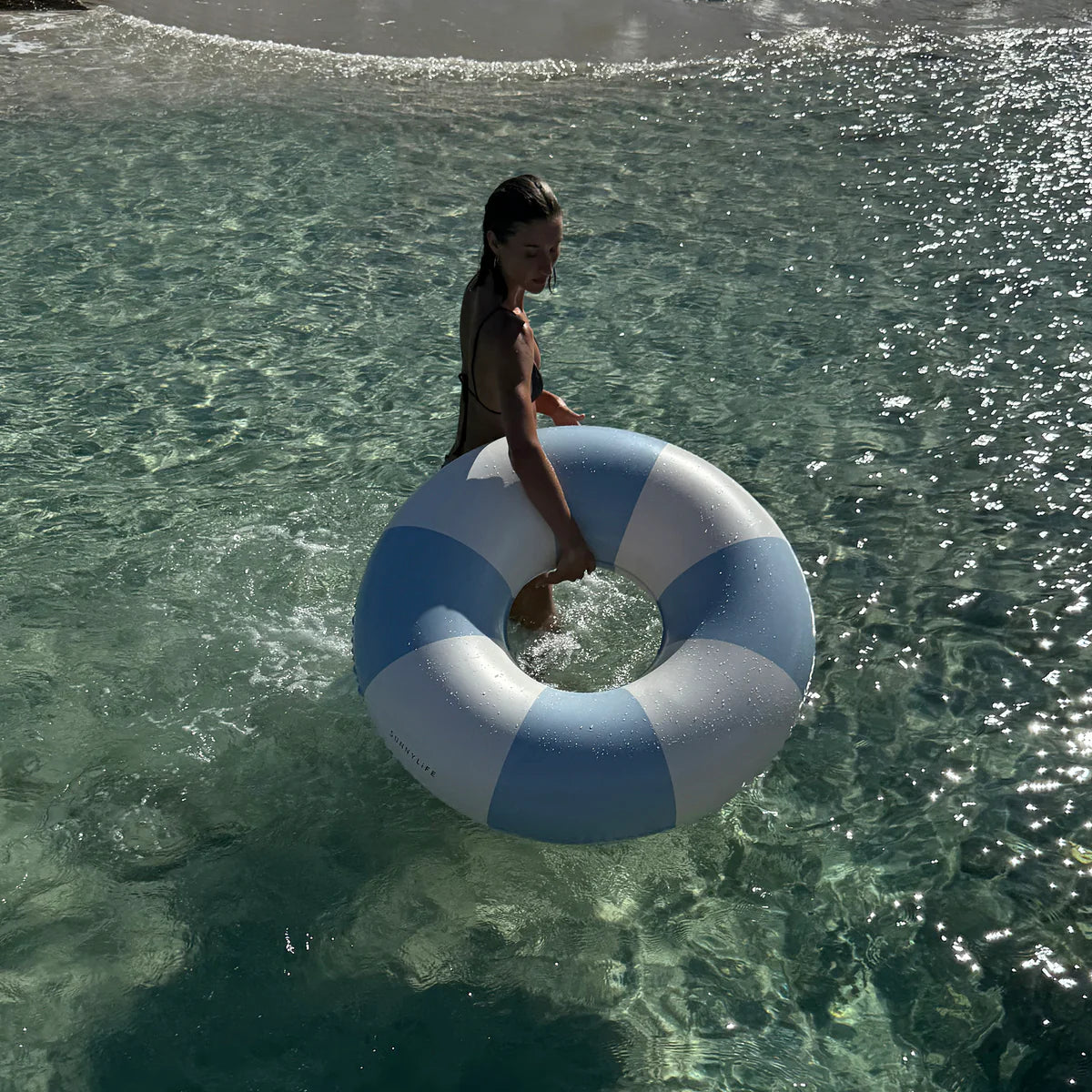 Tube pool Ring | Lazy Days Duck Egg Blue