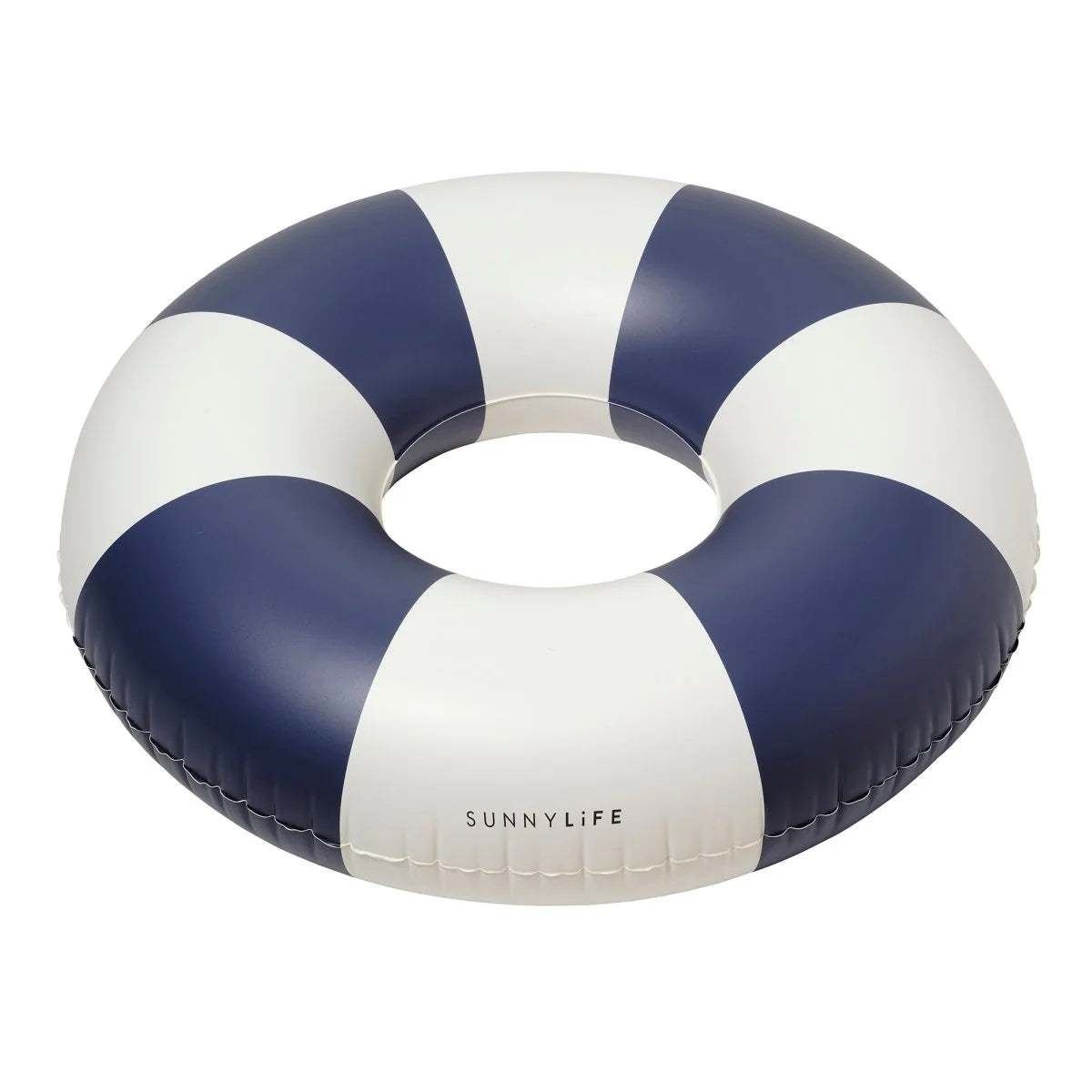Tube Pool Ring Navy Stripe