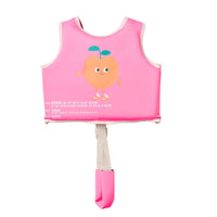 Kids Swim Vest 2-3 Poppy the Peach Neon Pink
